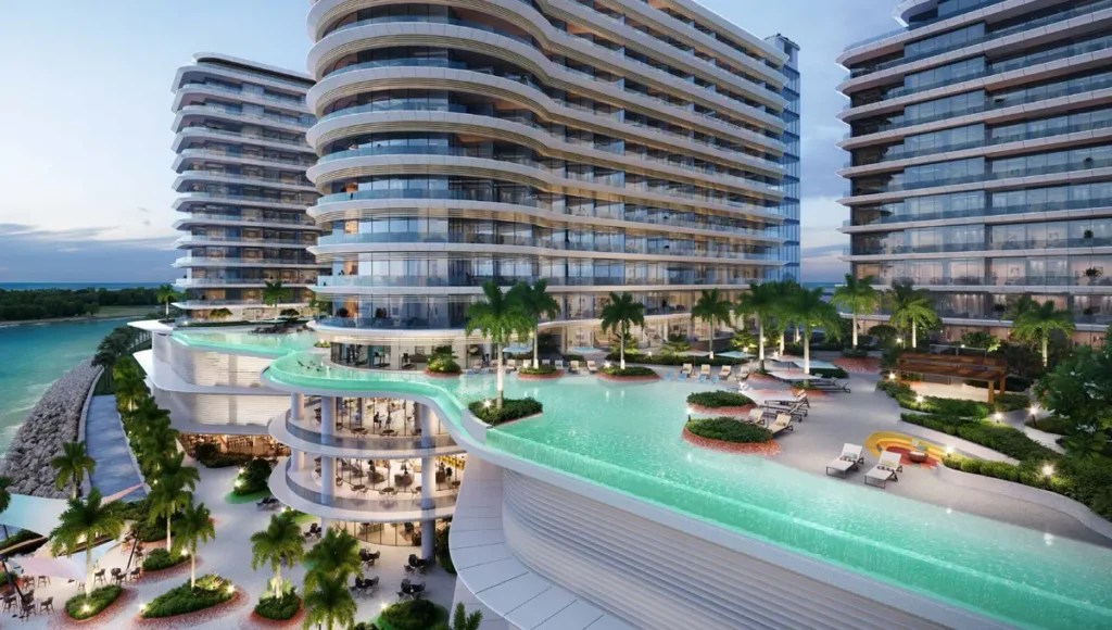 open view of Trio Isle Tower B